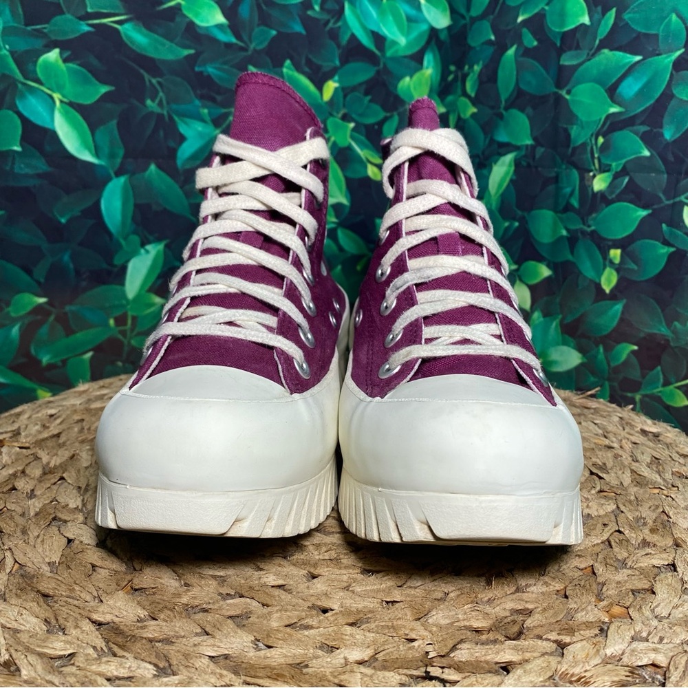 Converse ctas hi platfrom purple lift lugged - Picture 2 of 8